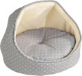 Igloo pro kočku White Dots šedá