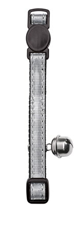 Obojek Reflecta stříbrný