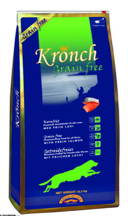 Krmivo pro psy Kronch Grain Free 5 Kg- mořský losos"