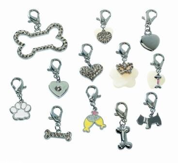 Přívěsek na obojek, na klíče,  motýlek Hunter